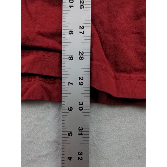 Mens Quiksilver Short Sleeve Polo Shirt Size L Red Logo Collared - Picture 10 of 10